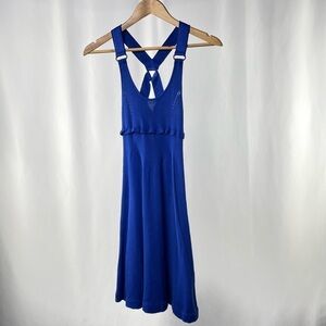 A/X Armani Exchange‎ Knit Racerback Mini Dress in Blue Size Medium